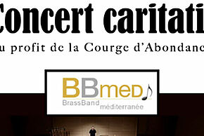 Affiche du concert caritatif au profit de la courge d'Abondance